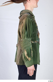  Photos Archer Man in Cloth Armor 1 Archer Medieval Clothing green jacket upper body 0003.jpg
